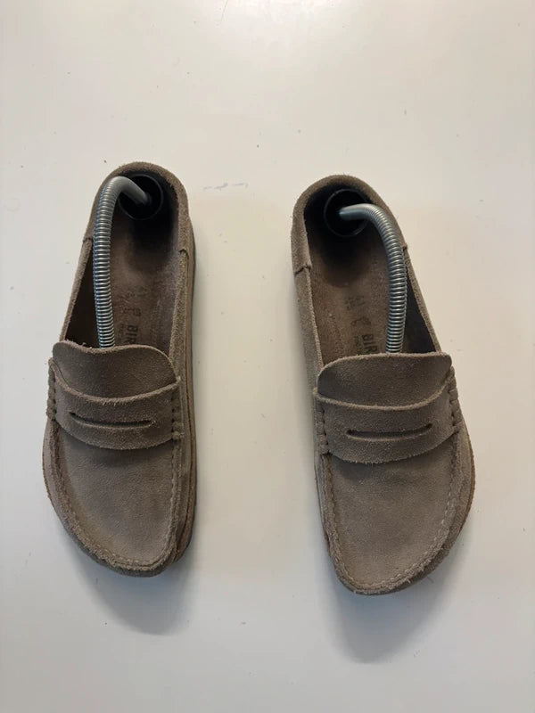 BIRKENSTOCK NAPLES "SUEDE LEATHER TAUPE" 41 EU